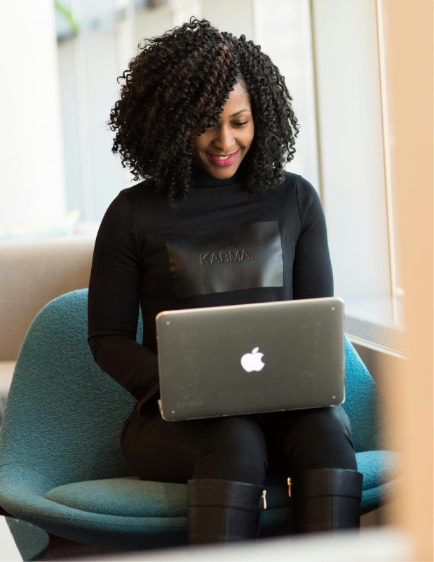 Women working on laptop